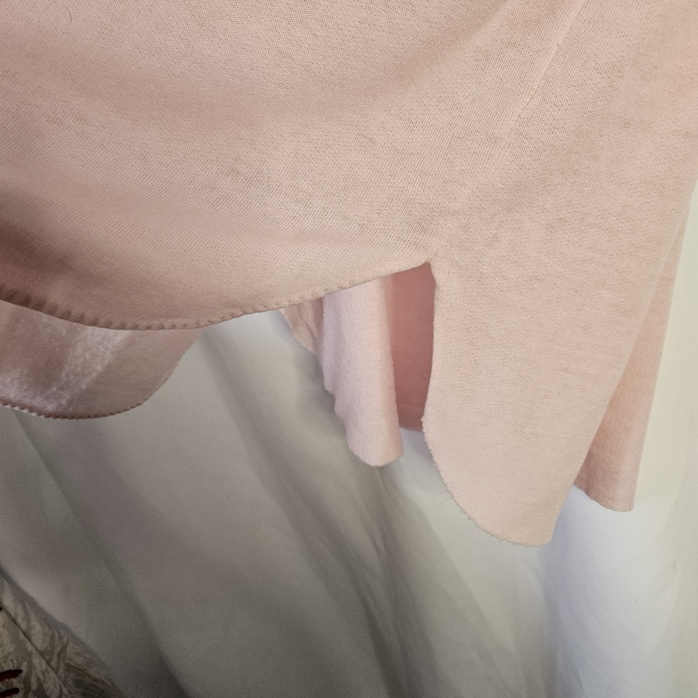 Vintage 1987 Ziggy Cartoon Size Large Pink Long Sleeve Fleece Nightgown - Picture 5 of 12
